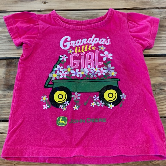 Toddler Girls John Deere Shirt/Tee